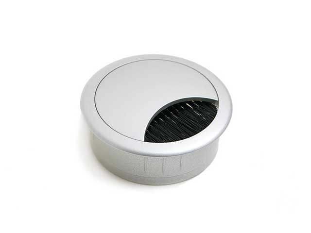 Pasacables circular con cepillo