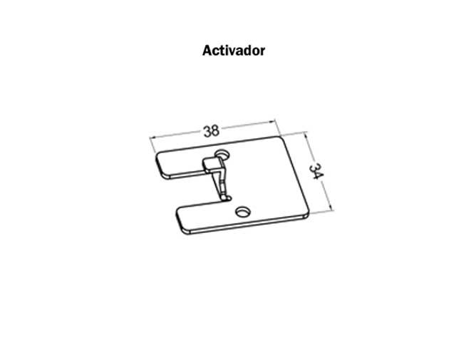Freno para puerta de placard