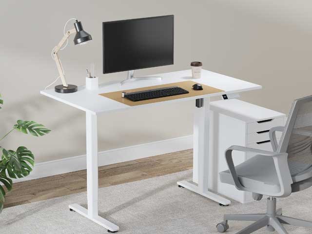 Escritorio elevable de un solo motor