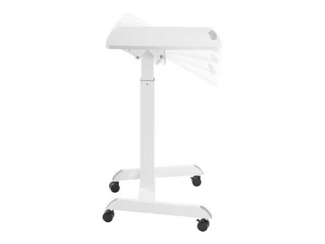 Mesa auxiliar neumática con inclinación