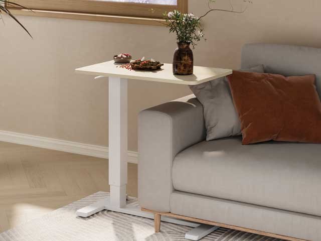 Mesa auxiliar rectangular neumática