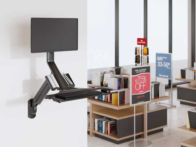 Estación de trabajo para pared