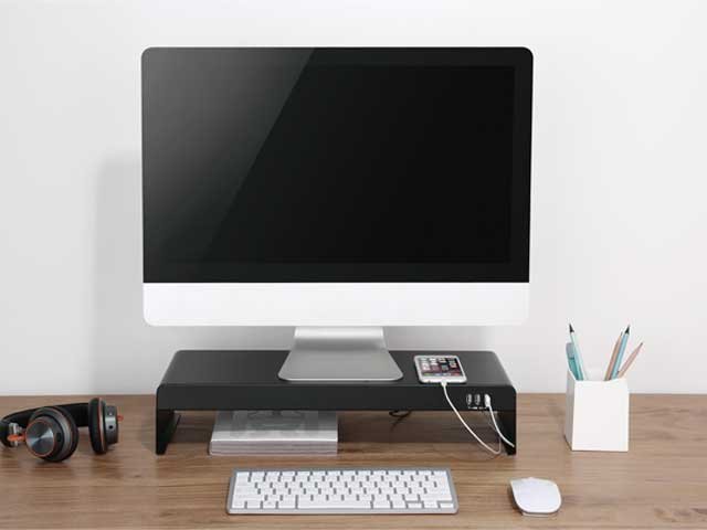 Elevador para monitor con puerto USB