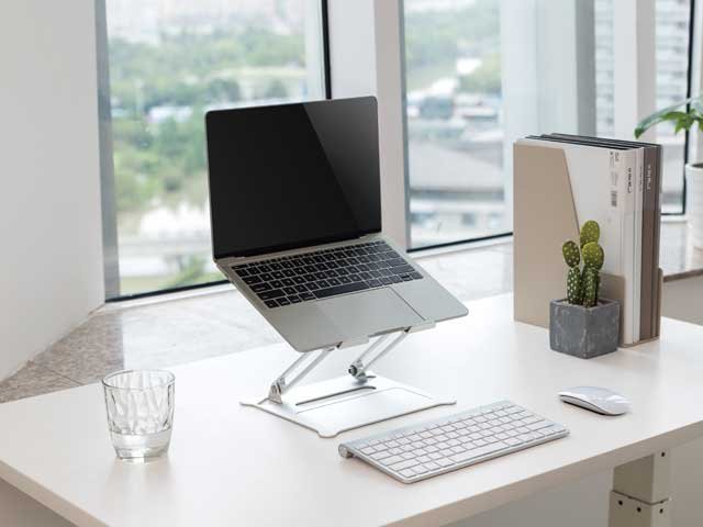 Elevador para laptop plegable de aluminio