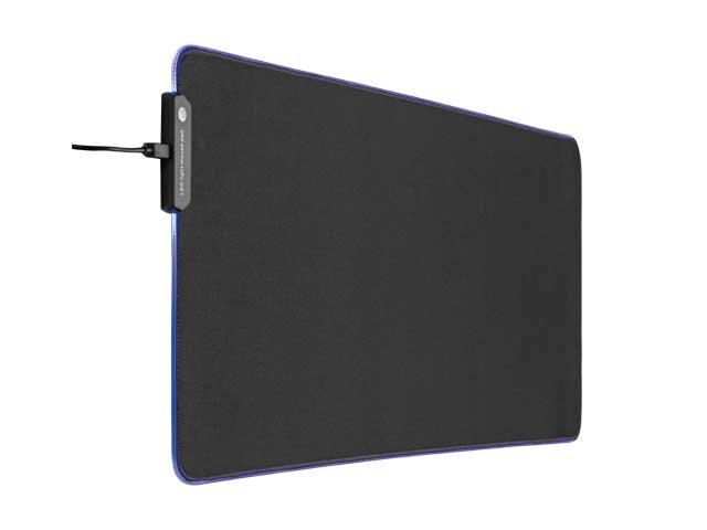 Alfombrilla gamer con luces RGB