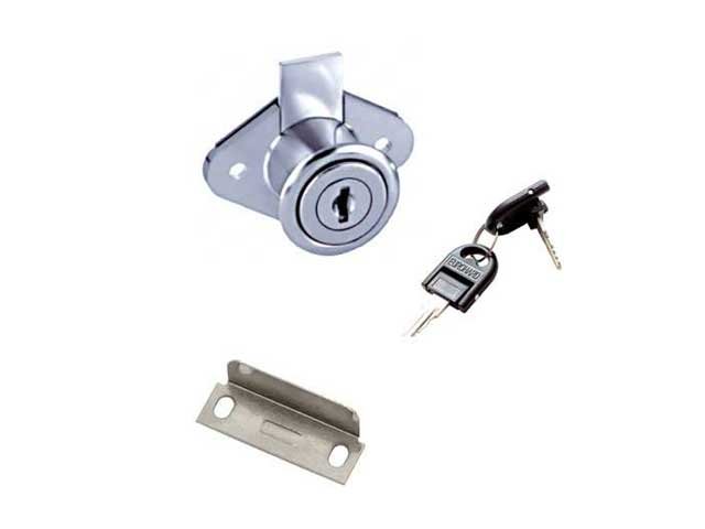 Cerradura de aplicar ancha. Ø22 mm