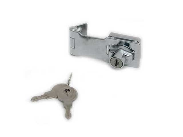 Cierre metálico con cerradura incorporada