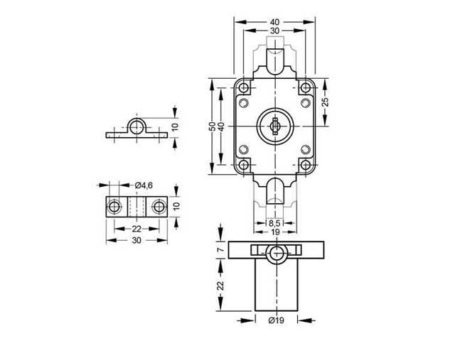 Cerradura de falleba