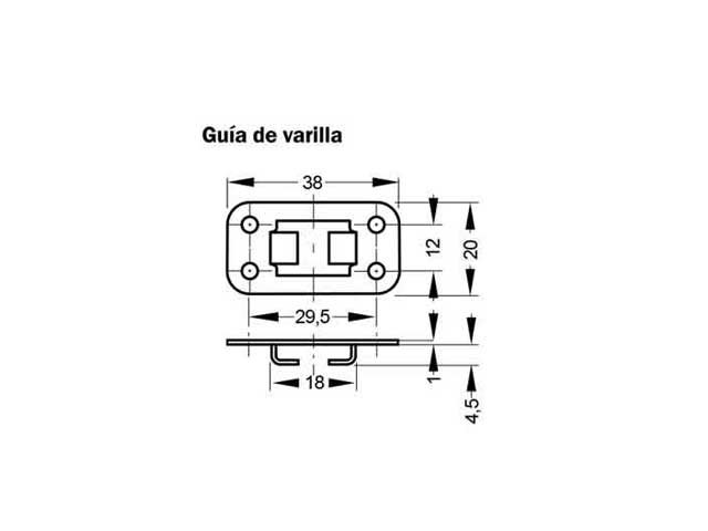 Cerradura central de cierre lateral